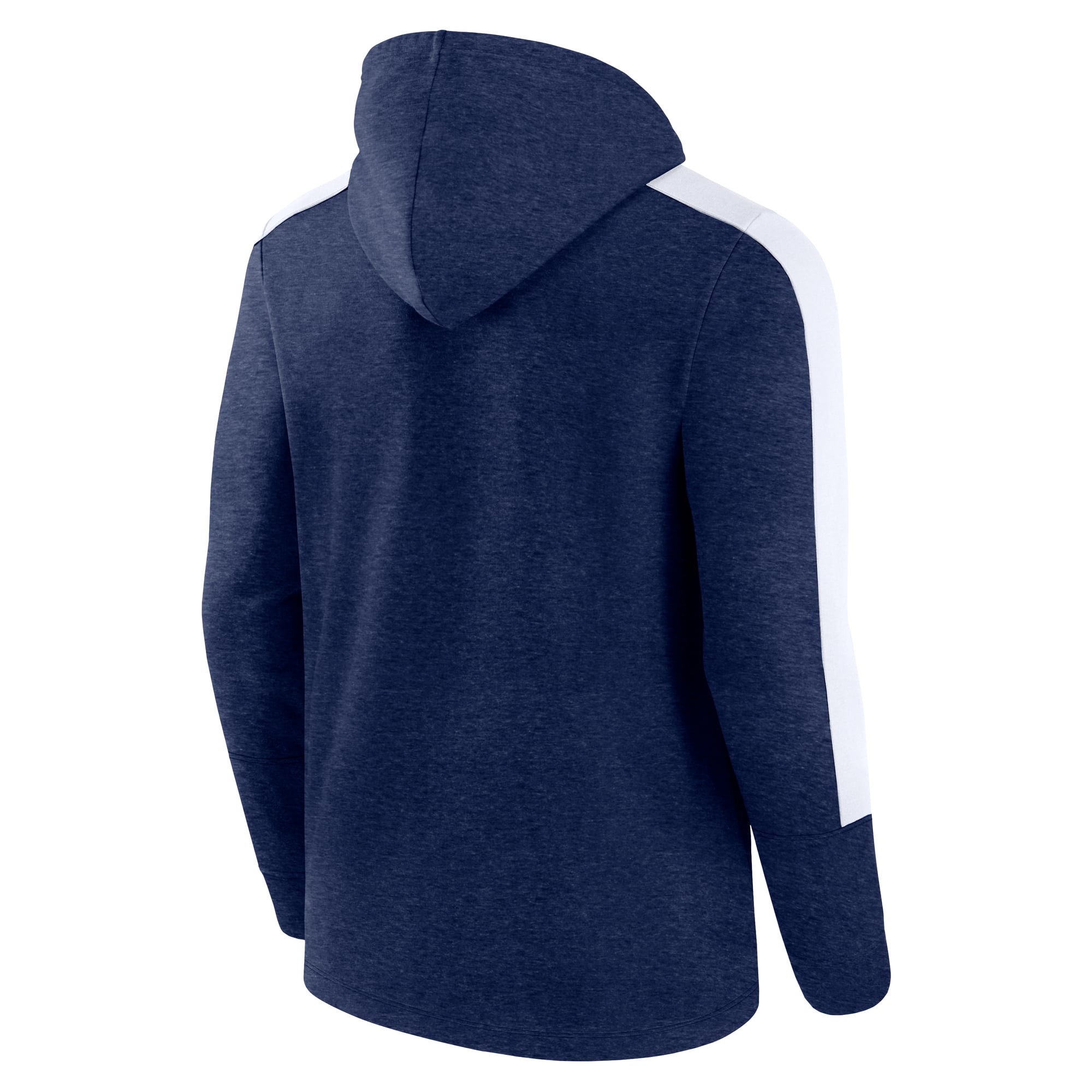 Sweat à capuche entièrement zippé Fanatics Heather Navy Dallas Cowboys Gains pour hommes
